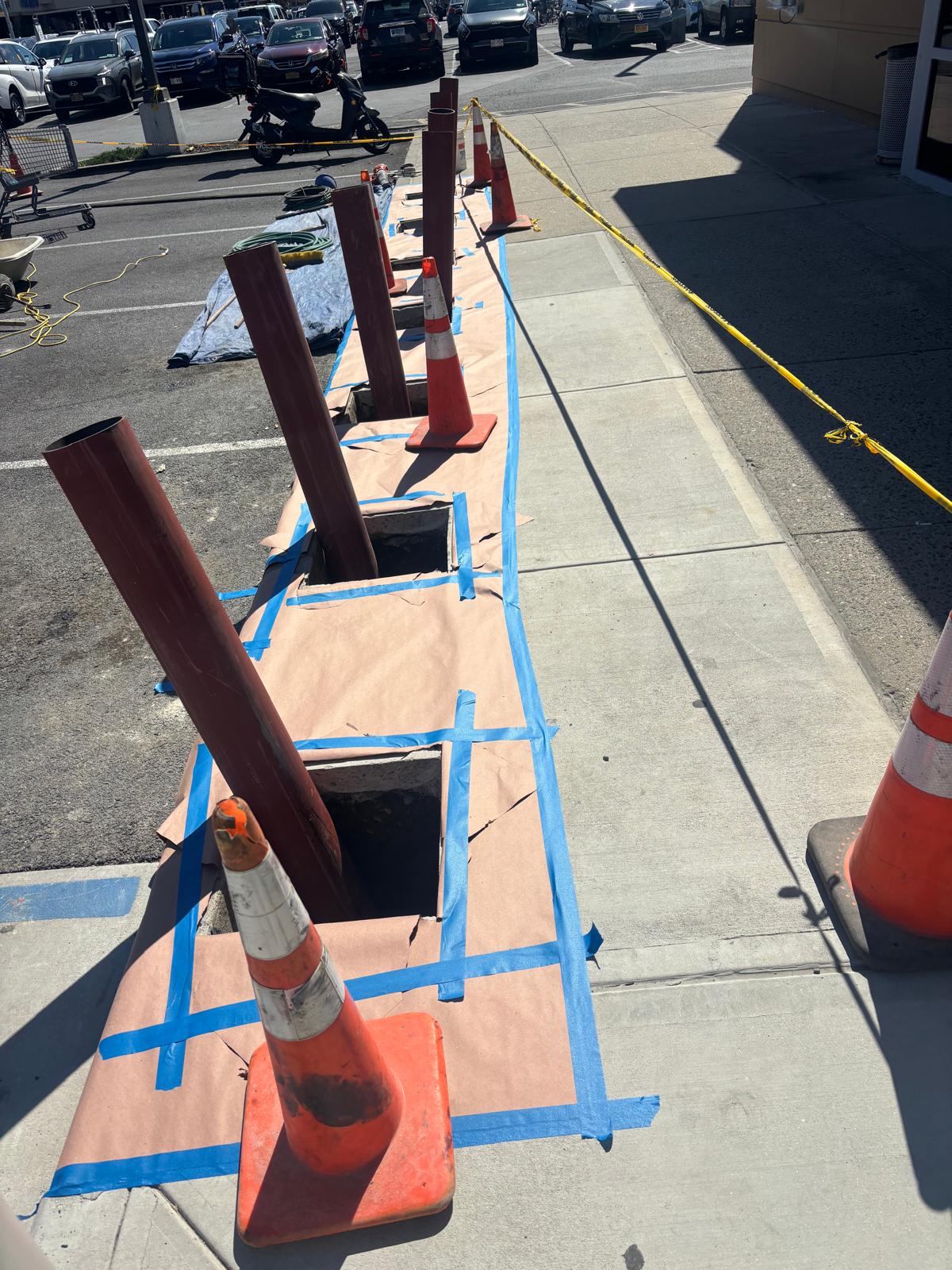 Concrete and sidewalk work by Star Plus Construction Corp in New York